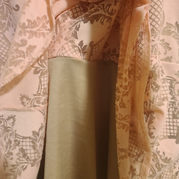 Apt 9 Pink sleeveless blouse with sheer underneath - Picture 4 of 7